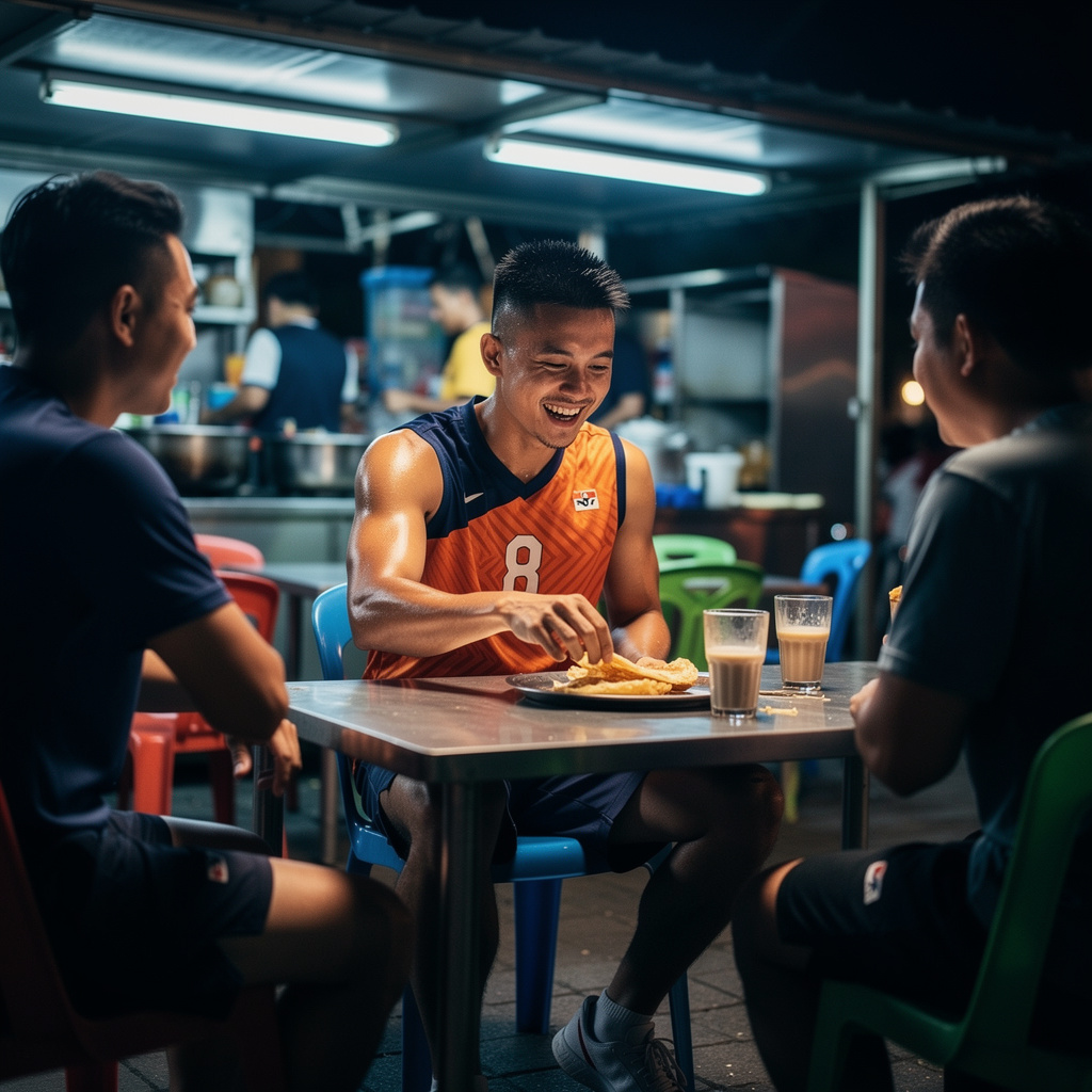 Mamak supper with friends